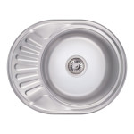 Кухонна мийка Lidz 6044 0,8 мм Polish (LIDZ6044POL)