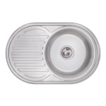 Кухонна мийка Lidz 7750 0,6 мм Polish (LIDZ775006POL)