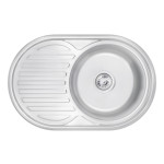 Кухонна мийка Lidz 7750 0,6 мм Satin (LIDZ775006SAT)