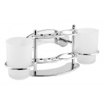 Стакан двойной Lidz (CRM) 114.08.11 с держателем зубных щеток