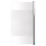 Штора на ванну Lidz Brama SS80x150R.CRM.L стекло Linie 6 мм, правая