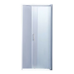 Душові двері в нішу Lidz Zycie SD100x185.CRM.FR, скло Frost 5 мм