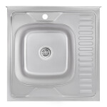 Кухонна мийка Lidz 6060-L 0,6 мм Decor (LIDZ6060LDEC06)