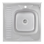 Кухонна мийка Lidz 6060-R 0,6 мм Decor (LIDZ6060RDEC06)