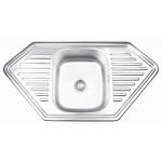 Кухонна мийка Lidz 9550-D 0,8 мм Decor (LIDZ9550DEC08)