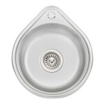 Кухонна мийка Lidz 4539 0,8 мм Satin (LIDZ4539SAT8)