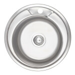 Кухонна мийка Lidz 490-A 0,8 мм Micro Decor (LIDZ490AMICDEC)