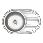 Кухонна мийка Lidz 7750 0,8 мм Micro Decor (LIDZ7750MDEC)