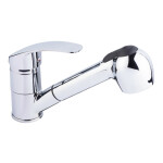 Змішувач для кухні Lidz (CRM) Mars 81 011 з висувним виливом