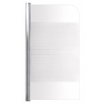 Штора на ванну Lidz Brama SS80x150L.CRM.L стекло Linie 6 мм, левая