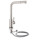 Змішувач для кухні Lidz (NKS) 12 32 015FL-13 з висувним виливом