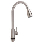 Змішувач для кухні Lidz (NKS) 12 32 015FL-8 з висувним виливом