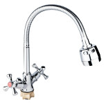 Змішувач для кухні Lidz (CRM) 75 21 271F-4 з рефлекторним виливом