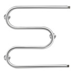 Полотенцесушитель водяной Lidz Snake (CRM) D25х1/2" 500x500