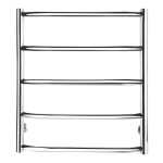 Полотенцесушитель водяной Lidz Trapezium (CRM) D38/25 600x700 P5