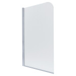 Штора на ванну Lidz Brama SS80x140L.CRM.FR стекло Frost 6 мм, левая