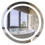 Дзеркало Lidz 140.08.01 580х580 з LED-підсвічуванням