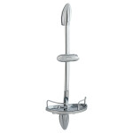 Штанга для душа Lidz (CRM) 49 40 019 с мыльницей