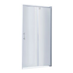 Душові двері в нішу Lidz Zycie SD100x185.CRM.TR, скло прозоре 5 мм