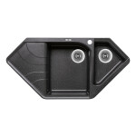 Кухонная мойка с дополнительной чашей Lidz 1000x500/225 GRF-13 (LIDZGRF131000500225)