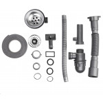 Кухонна мийка Lidz 490-A 0,6 мм Satin (LIDZ490A06SAT160)