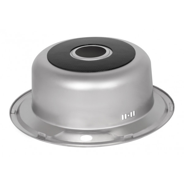 Кухонна мийка Lidz 490-A 0,8 мм Satin (LIDZ490ASAT)