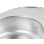 Кухонна мийка Lidz 5745 0,6 мм Decor (LIDZ574506DEC)