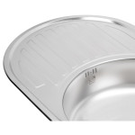 Кухонна мийка Lidz 7750 0,6 мм Satin (LIDZ775006SAT)