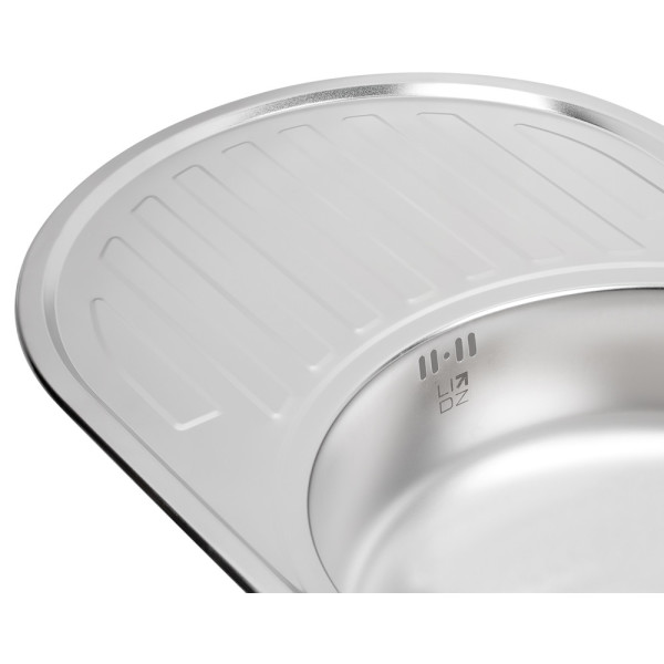 Кухонна мийка Lidz 7750 0,6 мм Satin (LIDZ775006SAT)