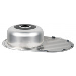 Кухонна мийка Lidz 7750 0,8 мм Satin (LIDZ7750SAT)