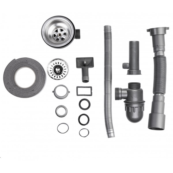 Кухонна мийка Lidz 7750 0,8 мм Satin (LIDZ7750SAT)