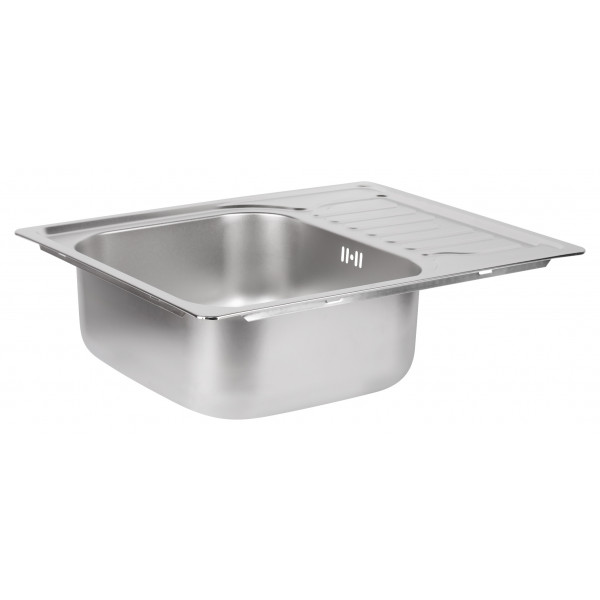 Кухонна мийка Lidz 5848 0,8 мм Satin (LIDZ5848SAT)