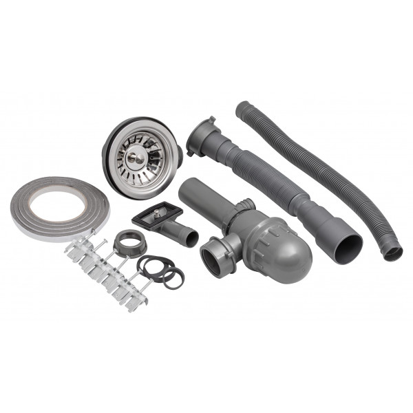 Кухонна мийка Lidz 5848 0,8 мм Satin (LIDZ5848SAT)