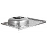 Кухонна мийка Lidz 6080-L 0,6 мм Satin (LIDZ6080L06SAT)