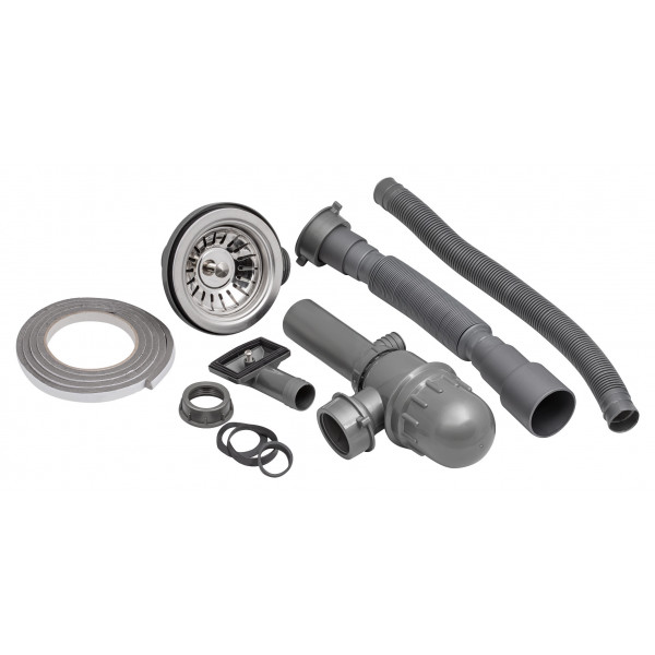 Кухонна мийка Lidz 6080-R 0,6 мм Satin (LIDZ6080R06SAT)