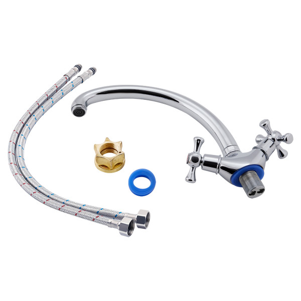 Змішувач для кухні Lidz (CRM) 75 21 271F-3