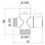 Дивертор Lidz (CRM) 52 01 000 00