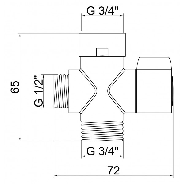 Дивертор Lidz (CRM) 52 01 000 00