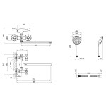 Змішувач для ванни Lidz (CRM) 75 21 143