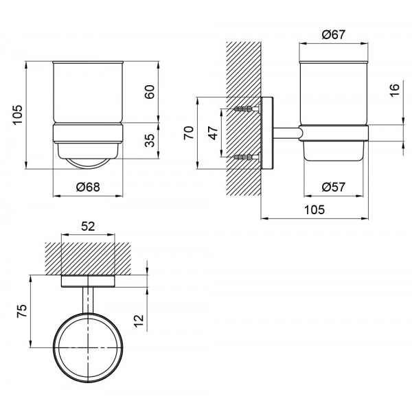 Стакан Lidz (CRG) 114.04.01