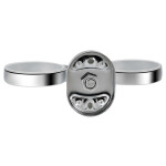 Стакан двойной Lidz (CRG) 114.04.02 с держателем зубных щеток