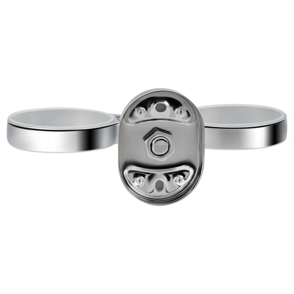 Стакан двойной Lidz (CRG) 114.04.02 с держателем зубных щеток