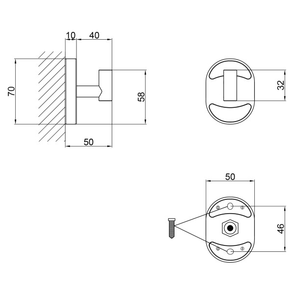 Крючок Lidz (CRM) 114.06.01