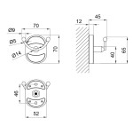 Крючок Lidz (CRM) 114.06.02