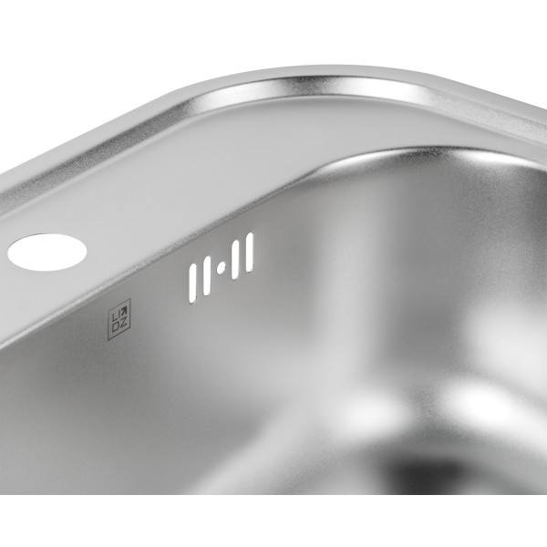 Кухонна мийка Lidz 4749 0,8 мм Satin (LIDZ4749SAT)