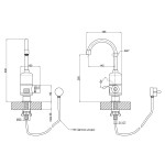 Кран для кухні проточний Lidz (WCR) 95 00 056