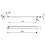 Излив для ванны Lidz (CRM) 54 02 400 00 400 мм