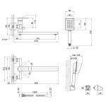 Змішувач для ванни Lidz (NKS) 10 30 005-1 New