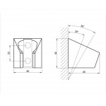 Кронштейн для ручного душу Lidz (NKS) 48 31 000 00