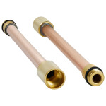 Удлинитель для подвода воды к смесителю Lidz (CRM) 46 00 001 15 150 мм